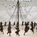 kristi malakoff, paper art, paper sculpture, sustainable artwork, green art, paper art, maibaum