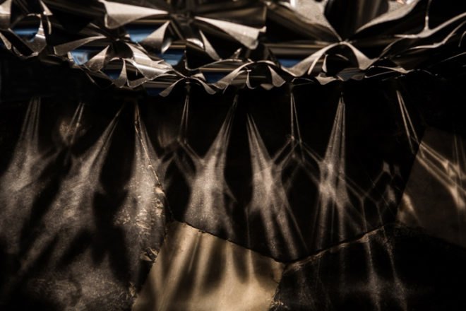 lotus dome, lille, france, studio roosegaarde, flower, smart foil, installation, interactive