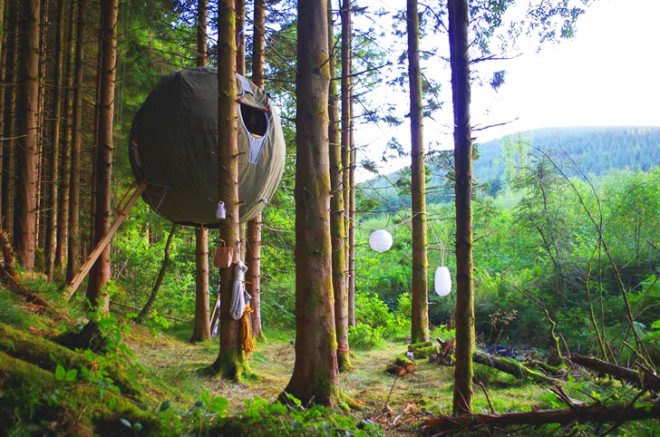 luminair, treehouse, elevated camping, tree tent, forest camping, eco-tourism