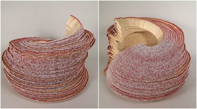 trevor and ryan oakes, matchstick art, nature-inspired artwork, green art, sustainable artwork, match sculptures