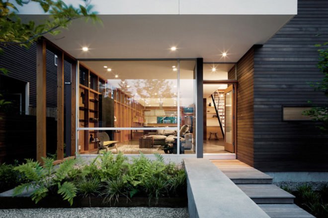 Push_Pull Residence, MW Works Architecture, Seattle, AIA Honor Award for Washington, Queen Anne, Washington, House, Residence, Sustainable, photovoltaics, green roof, solar hot water, salvaged wood, modern