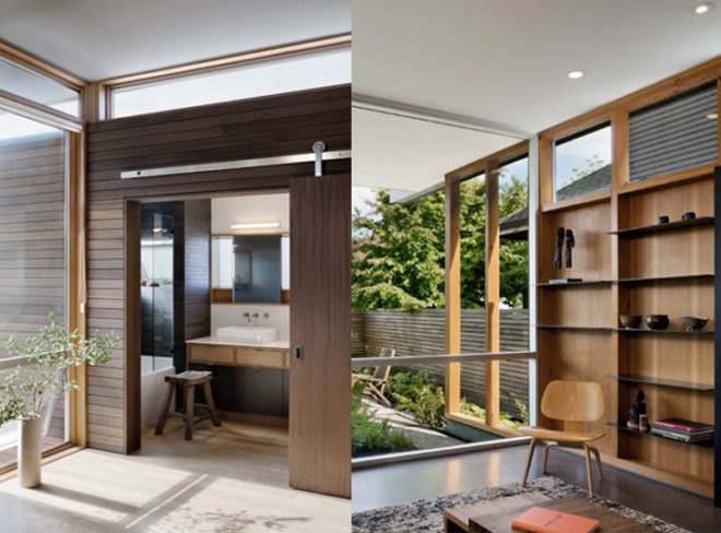 Push_Pull Residence, MW Works Architecture, Seattle, AIA Honor Award for Washington, Queen Anne, Washington, House, Residence, Sustainable, photovoltaics, green roof, solar hot water, salvaged wood, modern