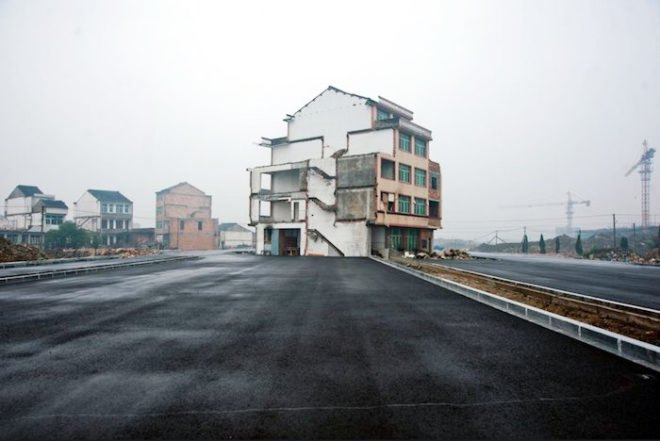 nail house, china, urban development, city redevelopment, infrastructure building, sustainable design, green development, urban design