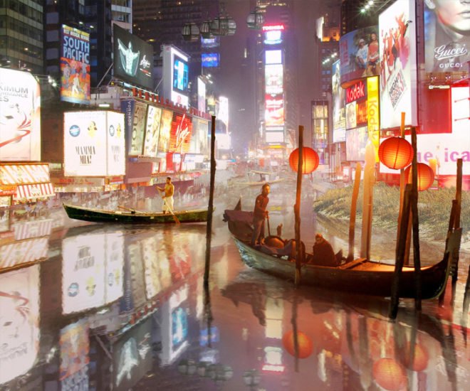 Aqualta, BLDGblog, Climate Change, flooded cities, global warming, melting ice caps, Rising Tides, rising water lines, Studio Lindfors, hurricane sandy, haunting images of flooded new york, flooded nyc, nyc flooded, nyc underwater, nyc under water, times square under water, nyc water world