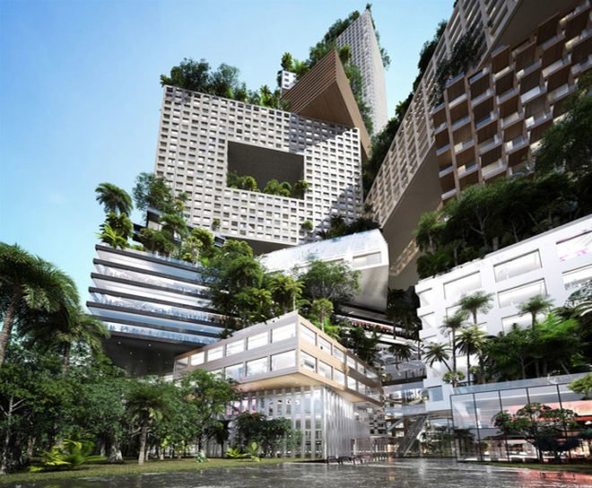 green design, eco design, sustainable design, Jerde, MVRDV, Jakarta, Indonesia, Peruri 88, Arup, vertical city, multi-tiered city