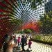 Portal of Awareness, marketing, urban design, green design, sustainable design, Nescafe, Rojkind Arquitectos, Mexico City, Mexico, arches, vines