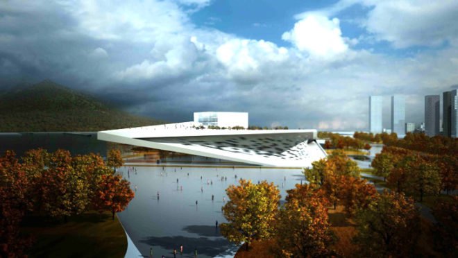 Asia, Korea, culture, south Korea, opera house, snøhetta, busan, busan opera house, competition, urban design,