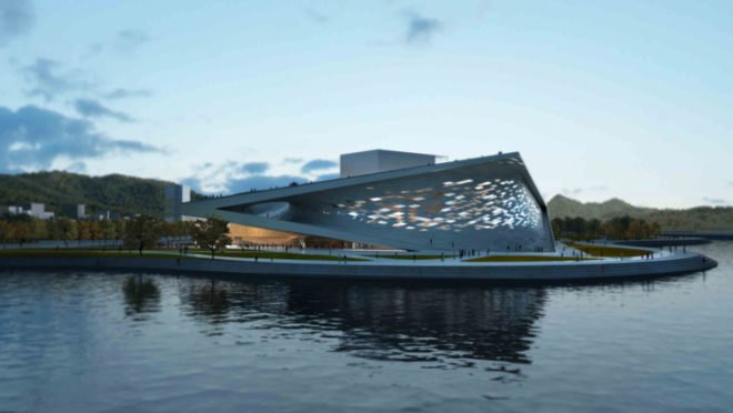 Asia, Korea, culture, south Korea, opera house, snøhetta, busan, busan opera house, competition, urban design,