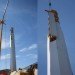 TimberTower, wooden wind turbine, Germany, Hanover, wind turbine tower, carbon emissions, steel, wind energy, renewable energy, first wood wind turbine, green design, sustainable design, wind power, wind energy, alternative energy