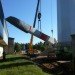 TimberTower, wooden wind turbine, Germany, Hanover, wind turbine tower, carbon emissions, steel, wind energy, renewable energy, first wood wind turbine, green design, sustainable design, wind power, wind energy, alternative energy