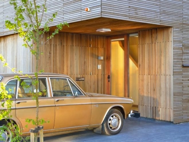 Rieteiland-Oost Island House, green roof, Egeon Architecten, green design, sustainable design, sedum roof, sustainable timber, fair timber, daylighting, energy efficiency, heat pump, underfloor heating, natural ventilation, insulation, The Netherlands, IJburg Residential Complex
