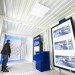 WhiteCrates, Nissan LEAF, mobile exhibitions, upcycled shipping containers, renovated containers, sustainable design, zero emissions, green architecture