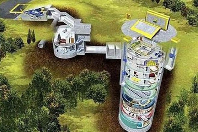 Architecture, energy efficiency, Green renovation, global warming, 12-21-12 Apocalypse, recycled buildings, bunker, Bunker 42, Angebauter Tarnrucksack, Energy Bunker, Survival Condo, vivos, Concrete Mushrooms, doomsday, world’s end