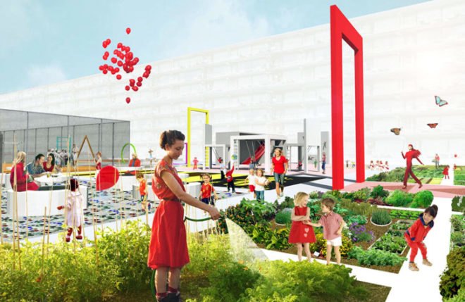 Recycled Materials, Apartments, BOARD, Netherlands, Dutch, Playground, urban design, landscape, green, competition, Richard Krajicek Foundation, Playground Awards