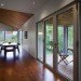 Bromont Residence, Blouin Tardif Architecture-Environnement, cabin, Quebec, Canada, natural materials, timber, daylighting, green design, sustainable design, eco design, minimize solar gain