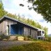Bromont Residence, Blouin Tardif Architecture-Environnement, cabin, Quebec, Canada, natural materials, timber, daylighting, green design, sustainable design, eco design, minimize solar gain