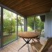Bromont Residence, Blouin Tardif Architecture-Environnement, cabin, Quebec, Canada, natural materials, timber, daylighting, green design, sustainable design, eco design, minimize solar gain