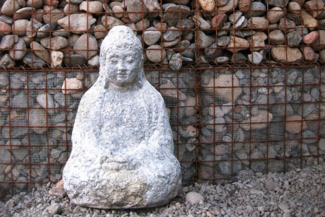 Buddhist Retreat, Imbue Design, gabion baskets, eco retreat, desert architecture, torrey, utah, eco home