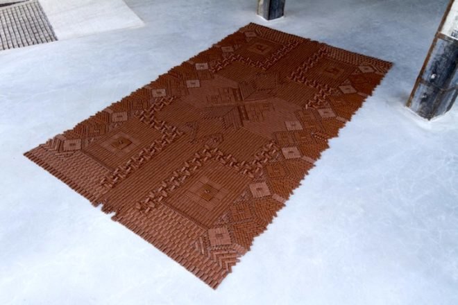recycled materials, Dutch Design week, WE MAKE CARPETS, The Netherlands, plastic, hardware, disposable goods, green design, eco-art, sustainable design, green art, temporary design