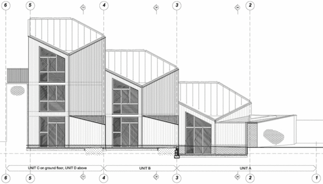 David Mikail, Annalie Riches, London, Ziggurat, Church Walk, urban density, urban design, wildflower roof, green roof, stepped roof housing, BRE guide to natural light, green design, sustainable design, eco-design, UK