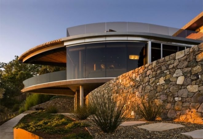 Carver + Schicketanz, Pacific Ocean, Big Sur, California, solar power, renewable energy, PV, photovoltaic, natural ventilation, green design, sustainable design, eco-design, reclaimed materials