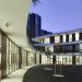 green roof, daylighting, pixelated facade, Mikou Design Studio, Bobigny School in France, sustainable design, eco-design, green design, urban design, education, Bobigny