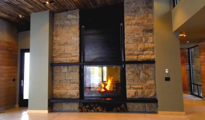 rammed earth, Ward+Blake, Idaho, Squirrel, green roof, Earthwall, green design, geothermal, ground source heat pump, sustainable design, eco-design, reclaimed materials, recycled materials, solar gain, thermal massing, insulation