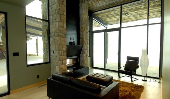 rammed earth, Ward+Blake, Idaho, Squirrel, green roof, Earthwall, green design, geothermal, ground source heat pump, sustainable design, eco-design, reclaimed materials, recycled materials, solar gain, thermal massing, insulation