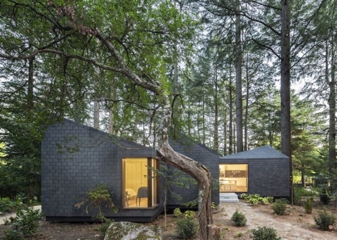 Luís Rebelo de Andrade, Diogo Aguiar, eco-resort, Pedras Salgadas, prefab design, modular design, green design, eco-resort, sustainable design, prefab design, vernacular architecture, Portugal, small environmental footprint