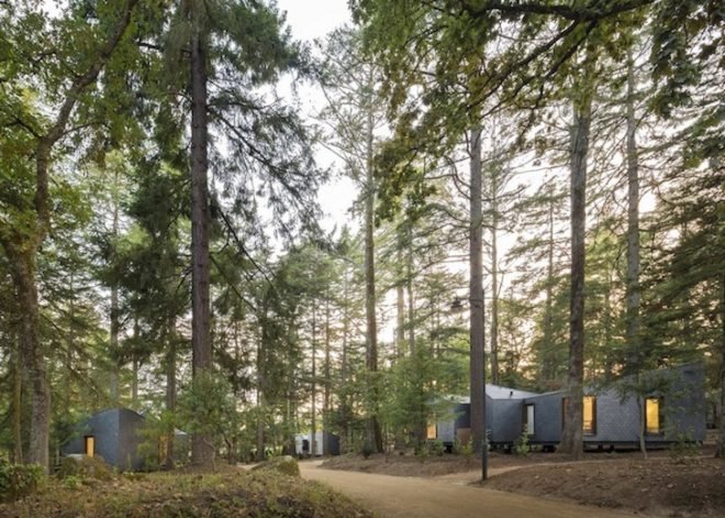 Luís Rebelo de Andrade, Diogo Aguiar, eco-resort, Pedras Salgadas, prefab design, modular design, green design, eco-resort, sustainable design, prefab design, vernacular architecture, Portugal, small environmental footprint