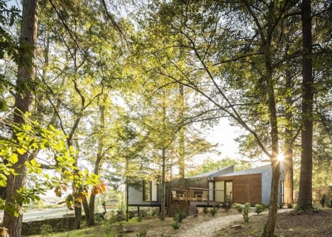 Luís Rebelo de Andrade, Diogo Aguiar, eco-resort, Pedras Salgadas, prefab design, modular design, green design, eco-resort, sustainable design, prefab design, vernacular architecture, Portugal, small environmental footprint