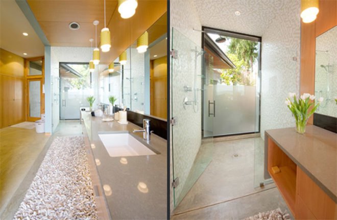 Ellis Residence, LEED Platinum, Bainbridge Island, Coates Design, Matthew Coates, Seattle, Residence, modern, sustainable, photovoltaic, rainwater collection, green roof