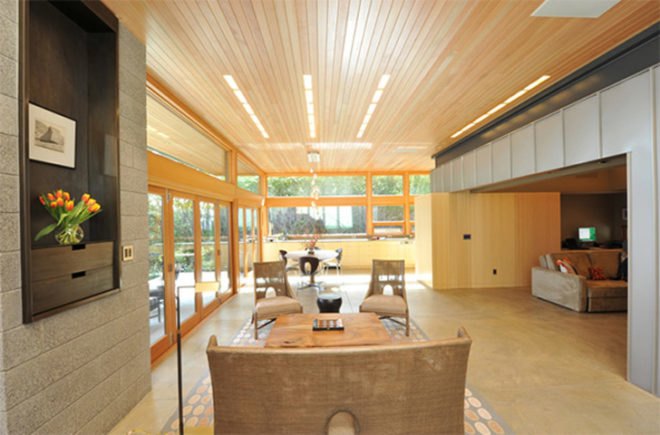 Ellis Residence, LEED Platinum, Bainbridge Island, Coates Design, Matthew Coates, Seattle, Residence, modern, sustainable, photovoltaic, rainwater collection, green roof