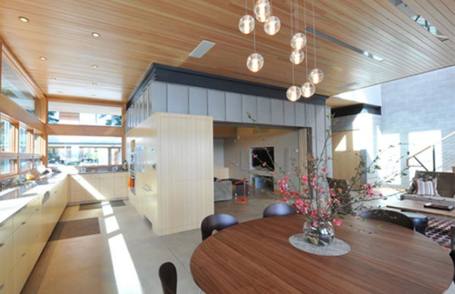 Ellis Residence, LEED Platinum, Bainbridge Island, Coates Design, Matthew Coates, Seattle, Residence, modern, sustainable, photovoltaic, rainwater collection, green roof
