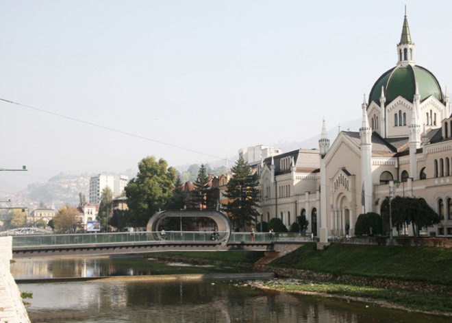 green design, eco design, sustainable design, Bosnia, Adnan Alagić, Bojan Kanlić, Amila Hrustić, loopin gbridge, Academy of fine arts Sarajevo, Festina Lente bridge