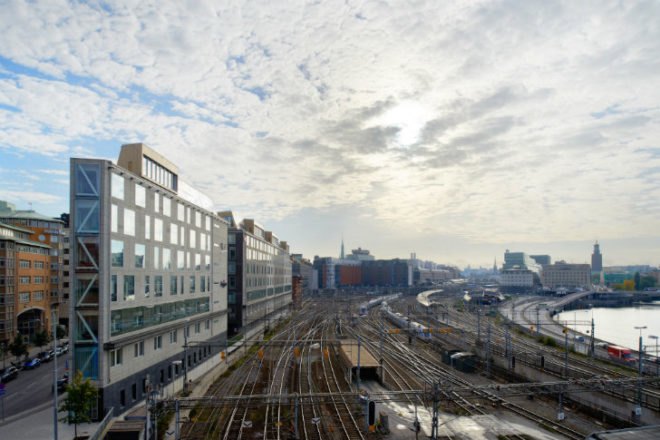 Flat Iron Building, Rosenbergs Arkitekter, stockholm, eco office, leed gold office