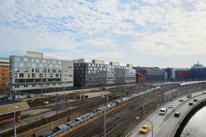 Flat Iron Building, Rosenbergs Arkitekter, stockholm, eco office, leed gold office