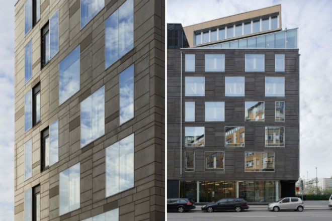 Flat Iron Building, Rosenbergs Arkitekter, stockholm, eco office, leed gold office