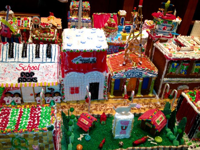 top 10, baking, holidays, Gingerbread Architecture, sustainable buildings, 2012, christmas