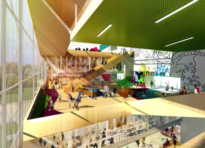 STL Architects, Helsinki, FInland, culture, library, central library, green roof, daylighting, sustainable design, eco-design, green design