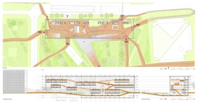 STL Architects, Helsinki, FInland, culture, library, central library, green roof, daylighting, sustainable design, eco-design, green design