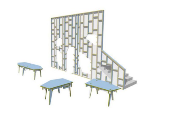 House of Furniture Parts, Studio Makkink and Bey, multi-functional furniture, green furniture, droog, green architecture, green design