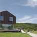 green design, eco design, sustainable design, HHF Architects, House D, basel Switzerland, glass curtains, submerged home, timber home, open plan home