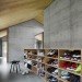 green design, eco design, sustainable design, HHF Architects, House D, basel Switzerland, glass curtains, submerged home, timber home, open plan home