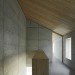 green design, eco design, sustainable design, HHF Architects, House D, basel Switzerland, glass curtains, submerged home, timber home, open plan home