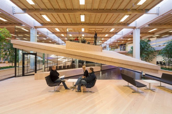 IBC Innovation Factory, Schmidt Hammer Lassen, international business college, green renovation, adaptive reuse, kolding, denmark