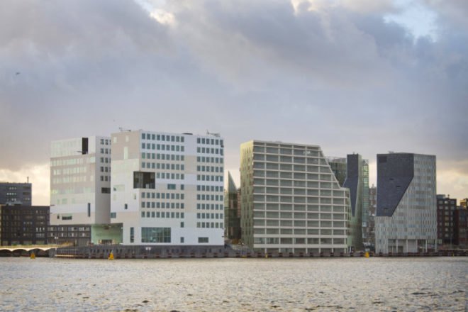 IJDock Nearing Completion, SeARCH, IJDock, amsterdam, mixed use development, dick van gameren