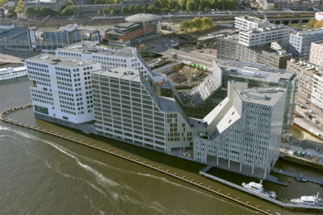 IJDock Nearing Completion, SeARCH, IJDock, amsterdam, mixed use development, dick van gameren