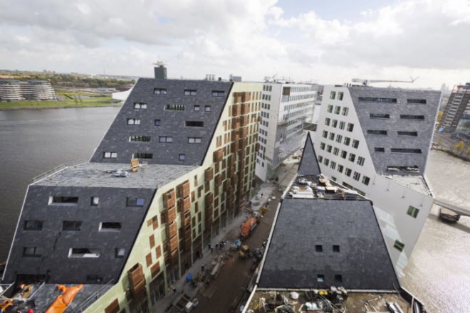 IJDock Nearing Completion, SeARCH, IJDock, amsterdam, mixed use development, dick van gameren