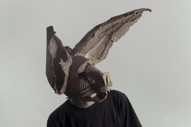 Jozef Mrva, masks, animals, recycled cardboard, Nietzsche, Shamanic, Art, DIY, Recycled Materials, Recycling / Compost, animal mask